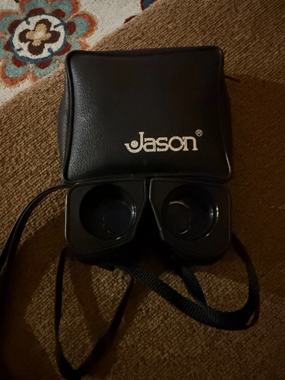 Black Binoculars with Carry Case by Jason